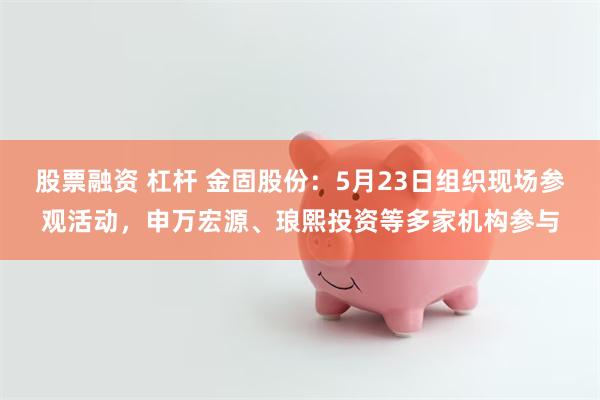 股票融资 杠杆 金固股份：5月23日组织现场参观活动，申万宏源、琅熙投资等多家机构参与