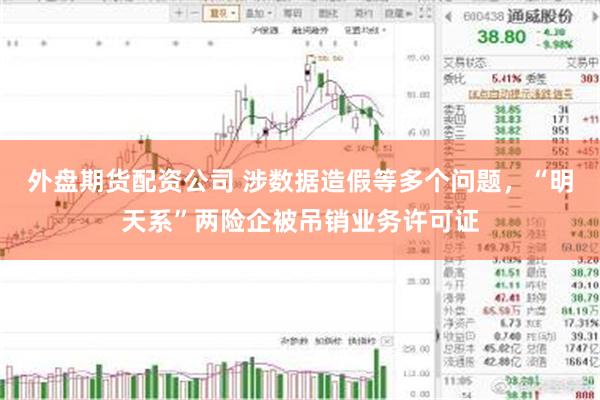 外盘期货配资公司 涉数据造假等多个问题，“明天系”两险企被吊销业务许可证