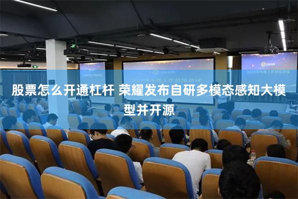 股票怎么开通杠杆 荣耀发布自研多模态感知大模型并开源