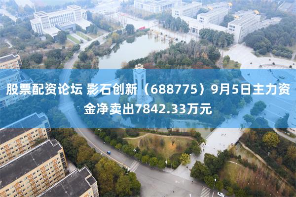 股票配资论坛 影石创新（688775）9月5日主力资金净卖出7842.33万元