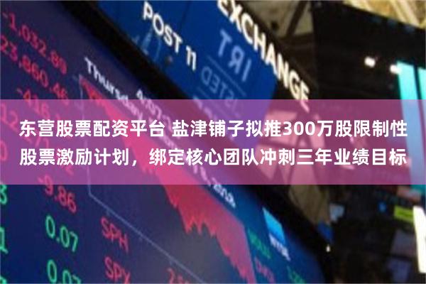 东营股票配资平台 盐津铺子拟推300万股限制性股票激励计划，绑定核心团队冲刺三年业绩目标