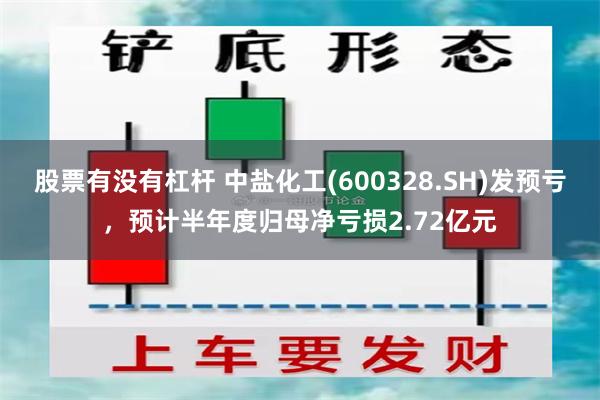 股票有没有杠杆 中盐化工(600328.SH)发预亏，预计半年度归母净亏损2.72亿元