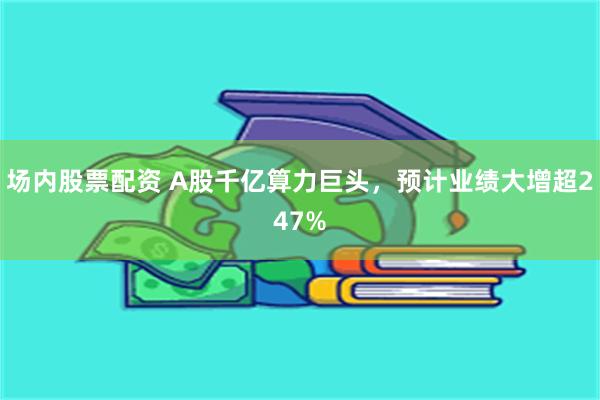 场内股票配资 A股千亿算力巨头，预计业绩大增超247%