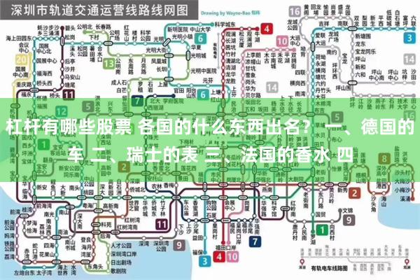 杠杆有哪些股票 各国的什么东西出名？ 一、德国的车 二、瑞士的表 三、法国的香水 四