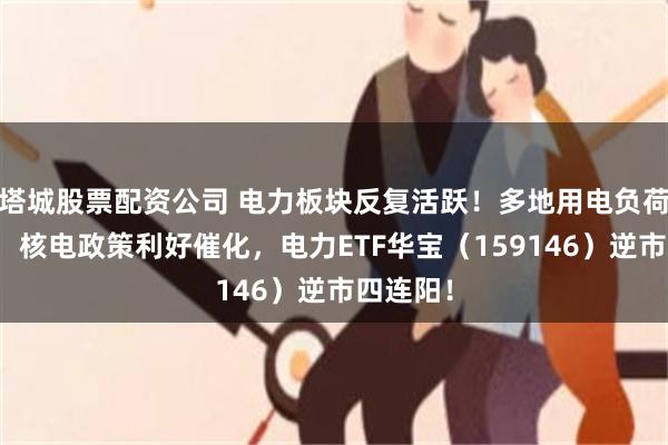 塔城股票配资公司 电力板块反复活跃！多地用电负荷创新高，核电政策利好催化，电力ETF华宝（159146）逆市四连阳！