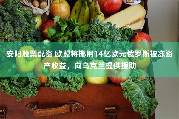 安阳股票配资 欧盟将挪用14亿欧元俄罗斯被冻资产收益，向乌克兰提供援助