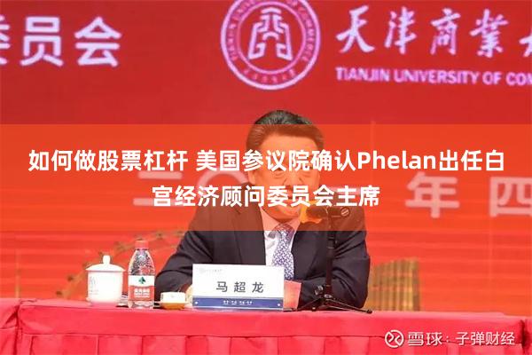 如何做股票杠杆 美国参议院确认Phelan出任白宫经济顾问委员会主席