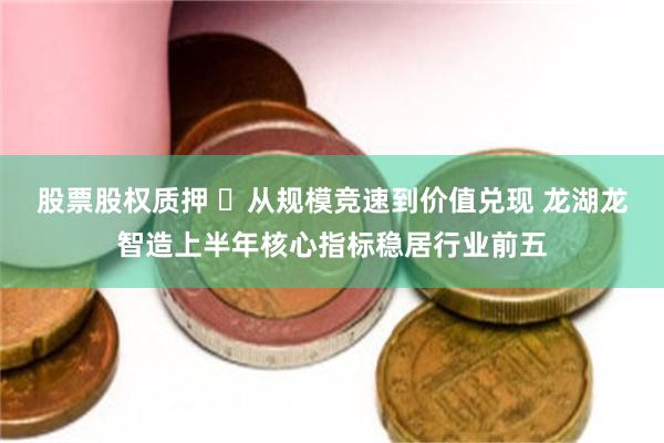 股票股权质押 ​从规模竞速到价值兑现 龙湖龙智造上半年核心指标稳居行业前五