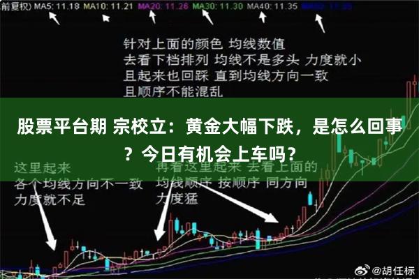 股票平台期 宗校立：黄金大幅下跌，是怎么回事？今日有机会上车吗？