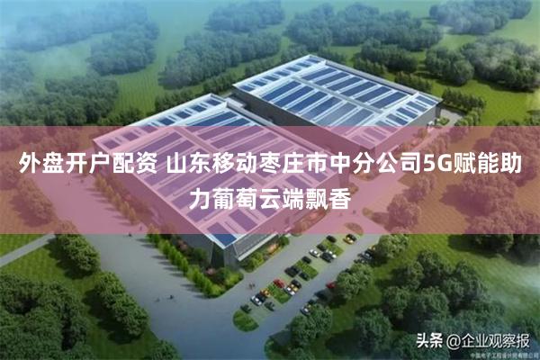 外盘开户配资 山东移动枣庄市中分公司5G赋能助力葡萄云端飘香