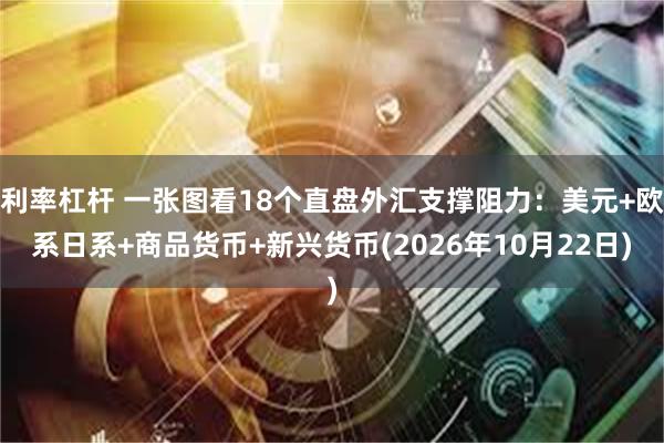 利率杠杆 一张图看18个直盘外汇支撑阻力：美元+欧系日系+商品货币+新兴货币(2026年10月22日)